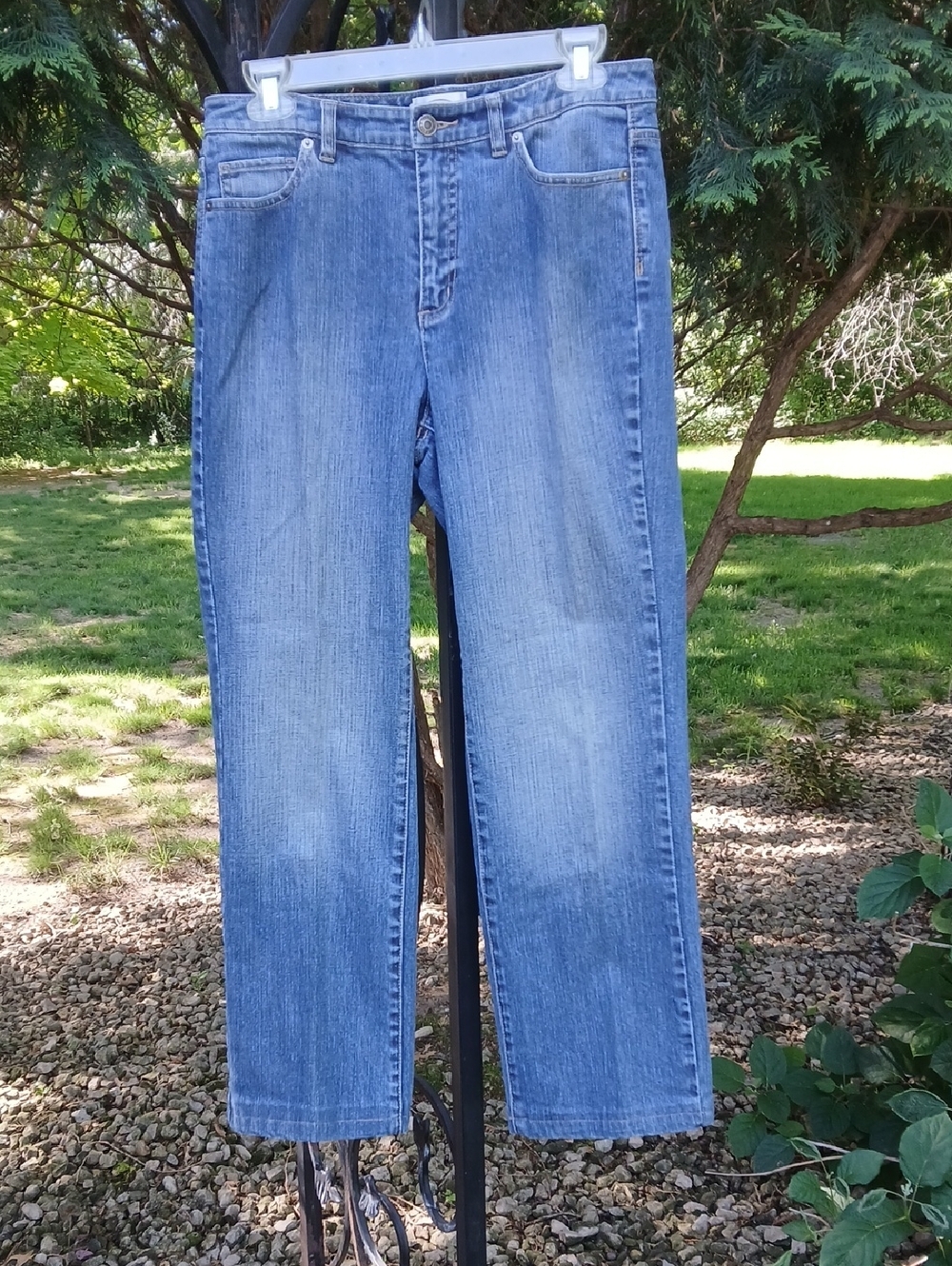 TALBOTS STRETCH BOOT CUT JEAN Sz 8